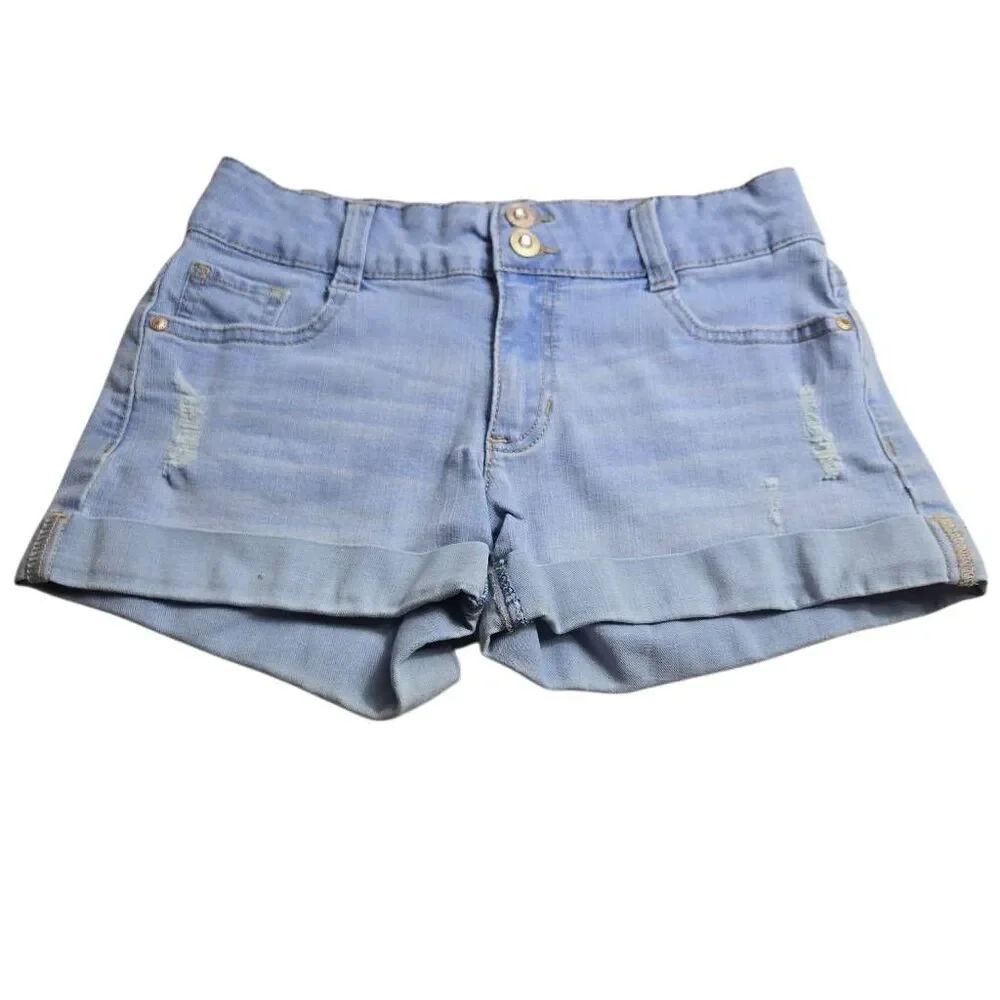 Jordache Distressed Denim Girl shorts 14